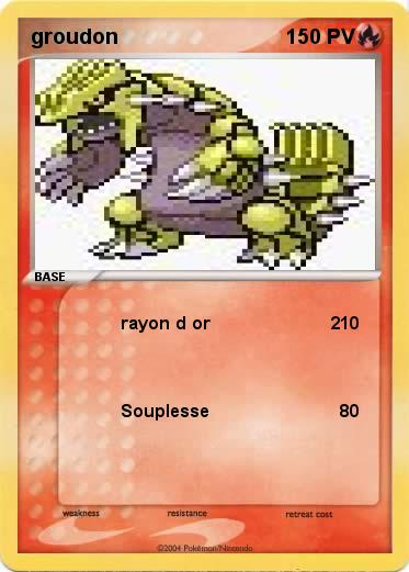Pokemon groudon