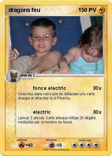 Pokemon dragons feu