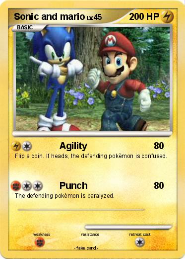 Pokemon Sonic and mario