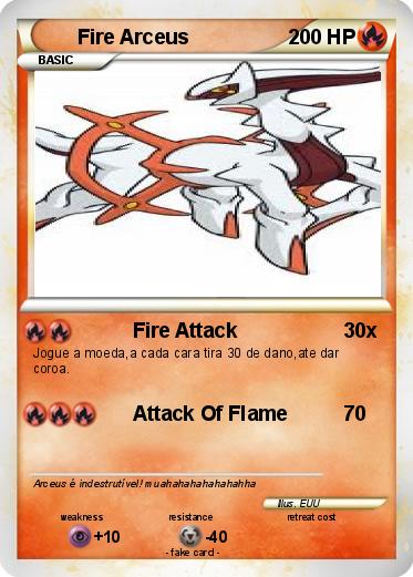 Pokemon Fire Arceus