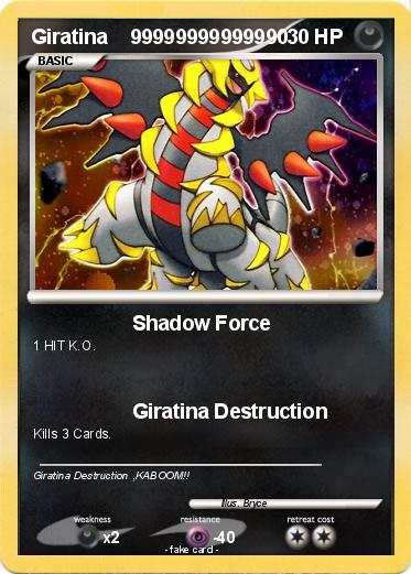 Pokemon Giratina    99999999999990