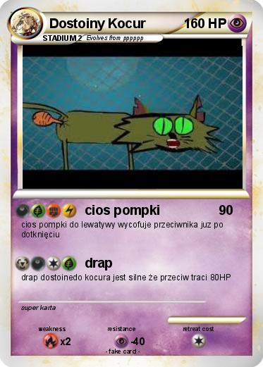 Pokemon Dostoiny Kocur