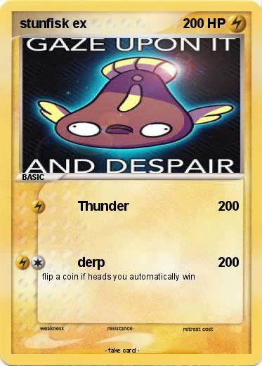Pokemon stunfisk ex