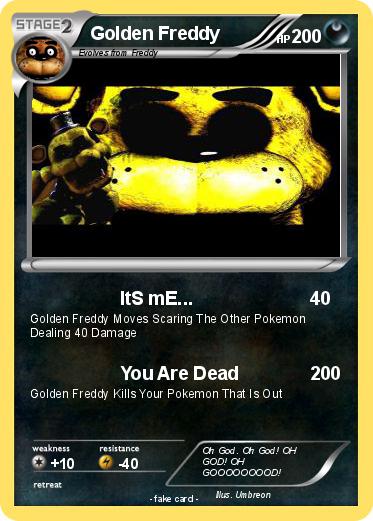 Pokemon Golden Freddy