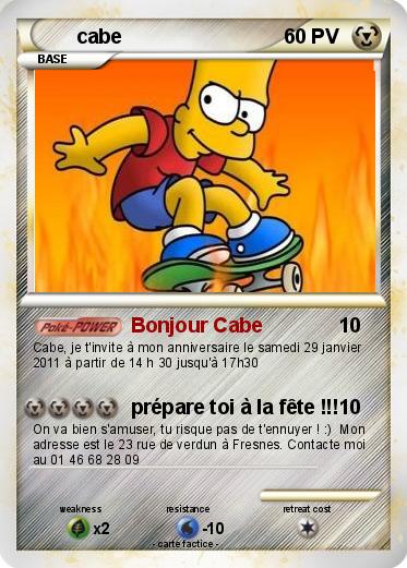 Pokemon cabe
