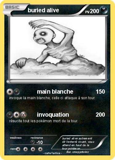 Pokemon buried alive