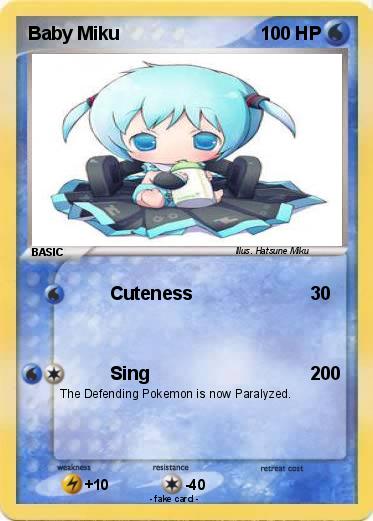 Pokemon Baby Miku