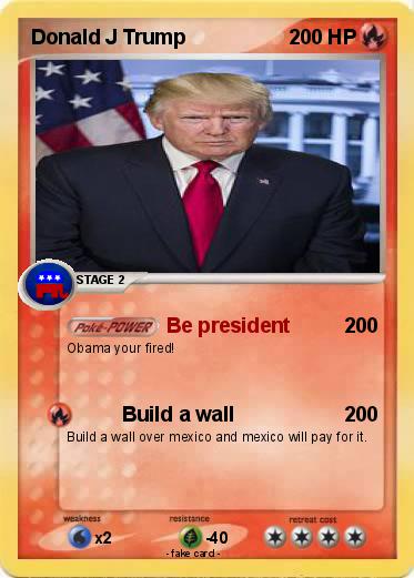 Pokemon Donald J Trump