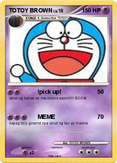 Pokemon TOTOY BROWN