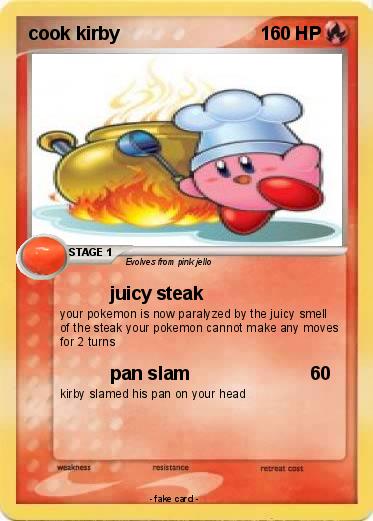 Pokemon cook kirby