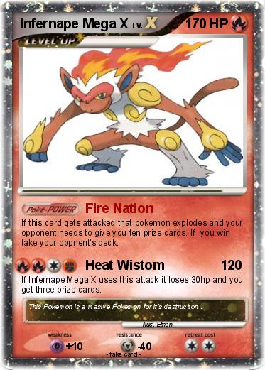 Pokemon Infernape Mega X
