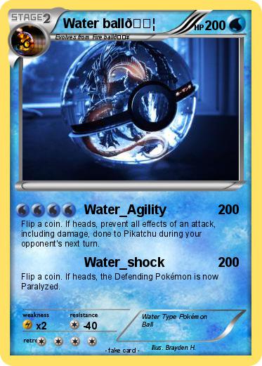 Pokemon Water ball????