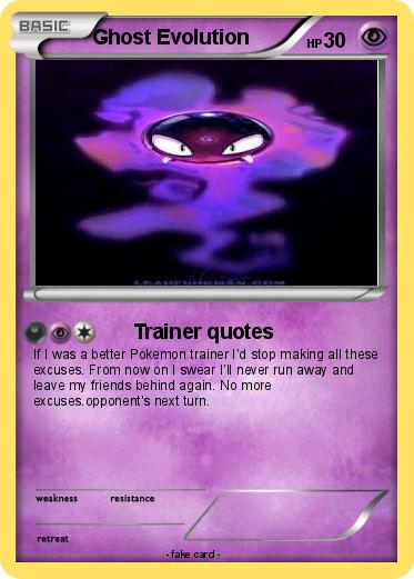 Pokemon Ghost Evolution