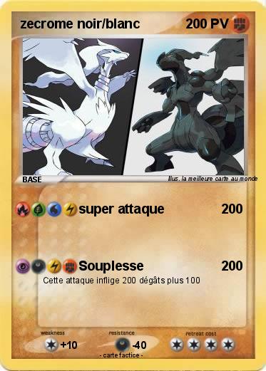 Pokemon zecrome noir/blanc