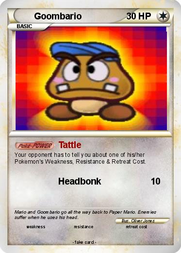 Pokemon Goombario