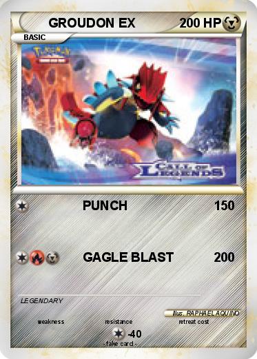 Pokemon GROUDON EX