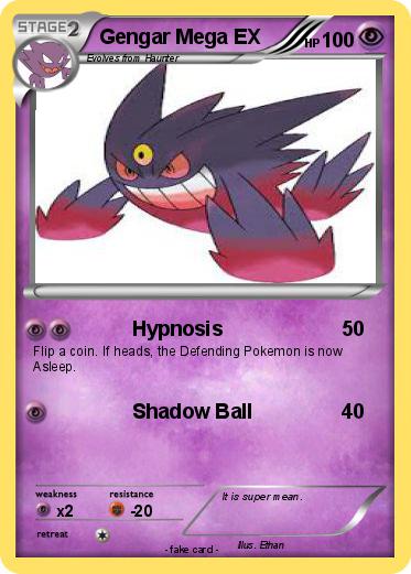 Pokemon Gengar Mega EX