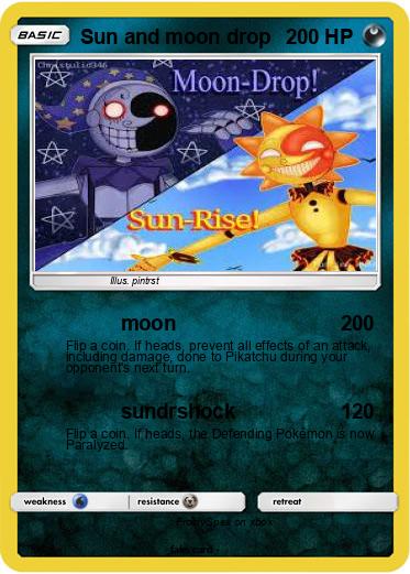 Pokemon Sun and moon drop