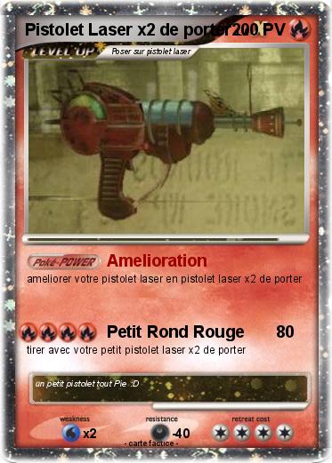 Pokemon Pistolet Laser x2 de porter