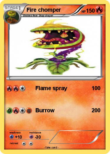 Pokemon Fire chomper