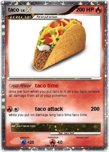 Pokemon taco