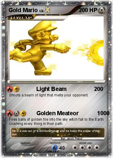Pokemon Gold Mario