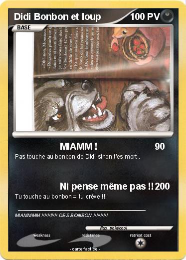 Pokemon Didi Bonbon et loup