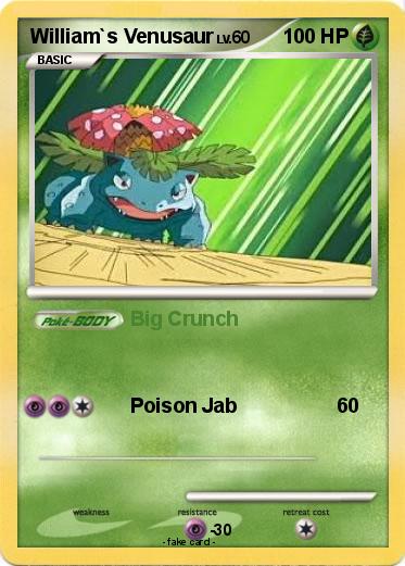 Pokemon William`s Venusaur