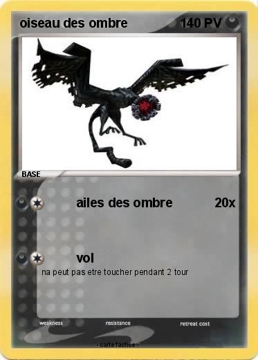 Pokemon oiseau des ombre
