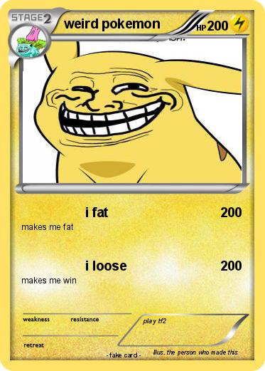 Pokemon weird pokemon