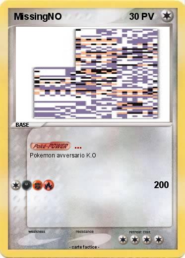 Pokemon MissingNO