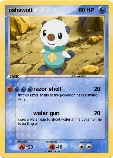Pokémon oshawott 517 517 - razor shell - My Pokemon Card