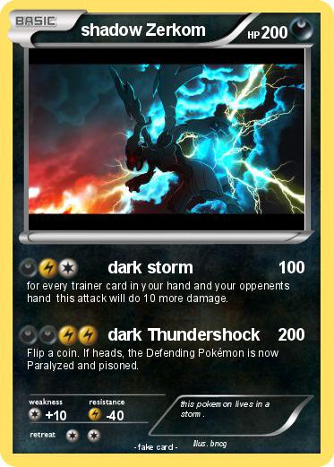Pokemon shadow Zerkom
