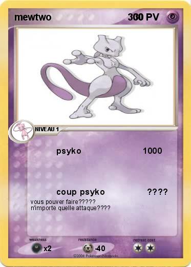 Pokemon mewtwo                             300