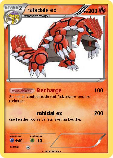 Pokemon rabidale ex