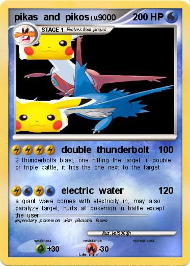 Pokemon pikas  and  pikos