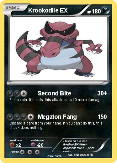 Pokemon Krookodile EX