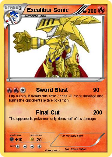 Pokemon Excalibur Sonic