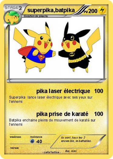 Pokemon superpika,batpika
