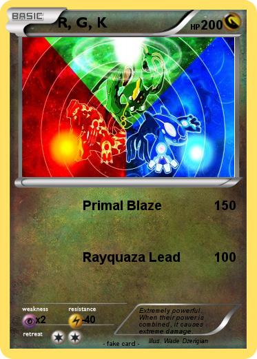 Pokemon R, G, K