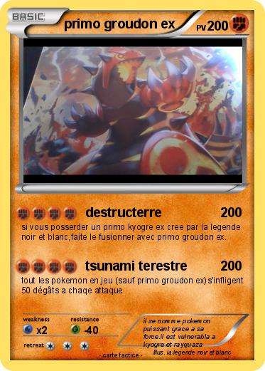 Pokemon primo groudon ex
