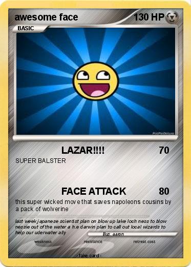 Pokemon awesome face