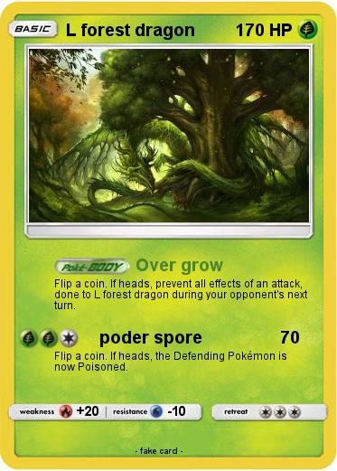 Pokemon L forest dragon
