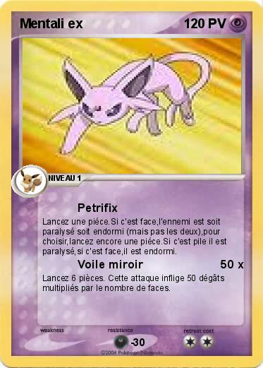 Pokemon Mentali ex