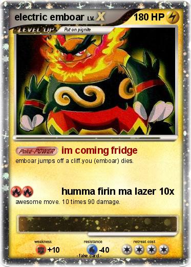 Pokemon electric emboar