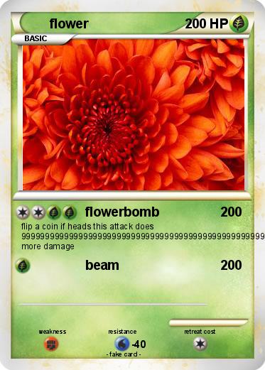 Pokemon flower