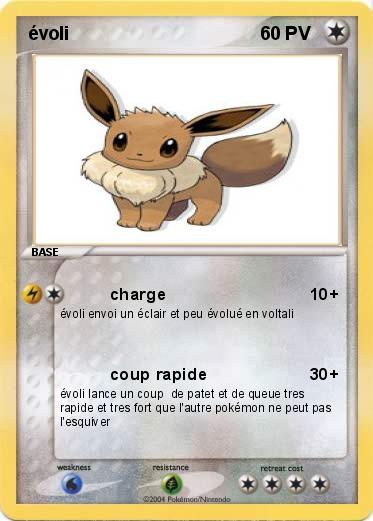 Pokemon évoli 