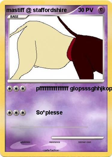 Pokemon mastiff @ staffordshire