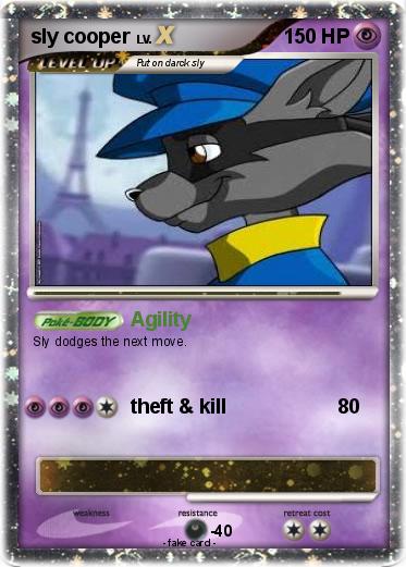 Pokemon sly cooper