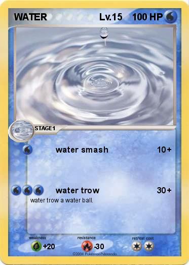 Pokemon WATER                    Lv.15